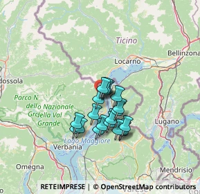 Mappa Via Gioberti, 28822 Cannobio VB, Italia (9.4995)