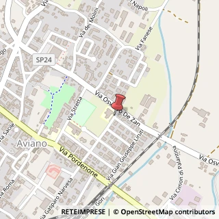 Mappa Via Bruno Buozzi,  1, 33081 Aviano, Pordenone (Friuli-Venezia Giulia)