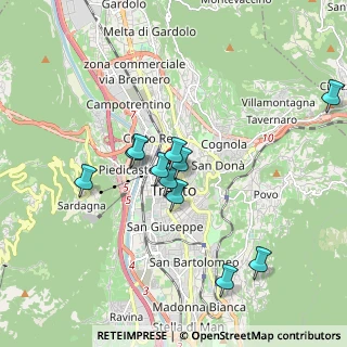 Mappa Parco San Marco, 38122 Trento TN, Italia (1.58455)