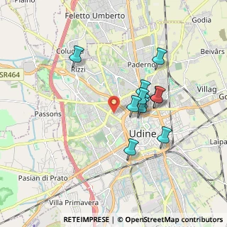 Mappa Via Tiziano Vecellio, 33100 Udine UD, Italia (1.46909)