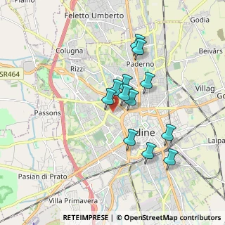 Mappa Via Tiziano Vecellio, 33100 Udine UD, Italia (1.445)