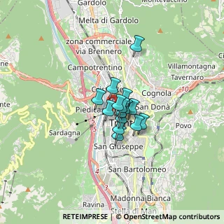 Mappa Passaggio Peterlongo, 38122 Trento TN, Italia (0.80333)