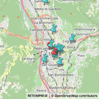 Mappa Passaggio Peterlongo, 38122 Trento TN, Italia (1.27455)