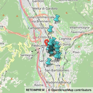 Mappa Passaggio Peterlongo, 38122 Trento TN, Italia (0.93167)