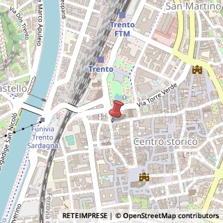 Mappa Via Roma, 50, 38122 Trento, Trento (Trentino-Alto Adige)