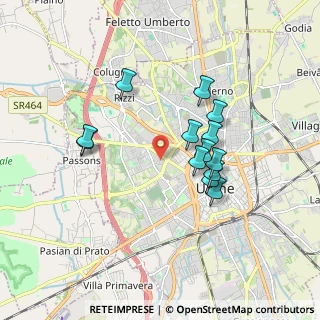 Mappa Via A. Commessatti, 33100 Udine UD, Italia (1.51462)