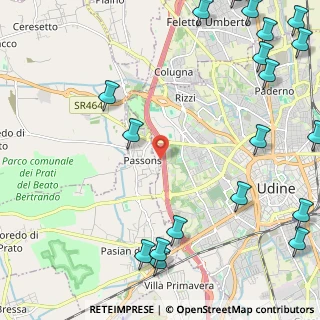 Mappa Via Forgaria, 33100 Udine UD, Italia (3.4365)