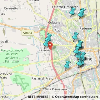 Mappa Via Forgaria, 33100 Udine UD, Italia (2.44625)