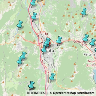 Mappa Via Livio Marchetti, 38122 Trento TN, Italia (5.6765)
