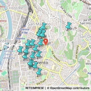 Mappa Via Livio Marchetti, 38122 Trento TN, Italia (0.437)