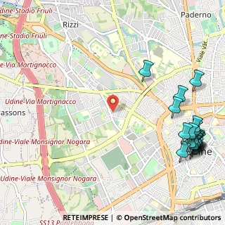 Mappa Via Gian Battista Natolini, 33100 Udine UD, Italia (1.547)