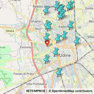 Mappa Via Gian Battista Natolini, 33100 Udine UD, Italia (2.418)