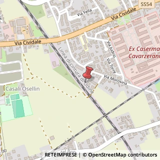 Mappa Via Morosina,  17, 33100 Udine, Udine (Friuli-Venezia Giulia)