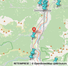 Mappa 28844 Villadossola VB, Italia (6.51692)