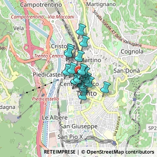 Mappa Via Paola, 38122 Trento TN, Italia (0.4165)