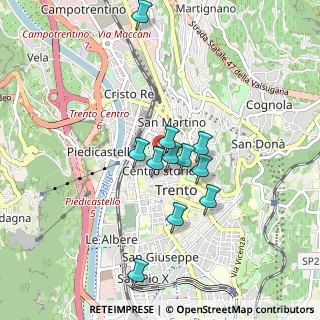 Mappa Via Paola, 38122 Trento TN, Italia (0.70273)
