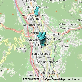 Mappa Vicolo della Sat, 38122 Trento TN, Italia (0.80385)