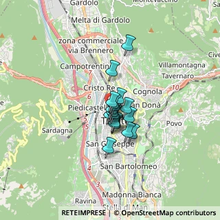 Mappa Galleria Giuseppe Garbari, 38122 Trento TN, Italia (0.84444)