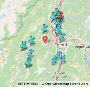 Mappa Via di Mura, 38100 Trento TN, Italia (7.41842)
