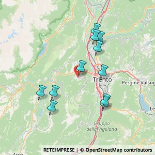 Mappa Via di Mura, 38100 Trento TN, Italia (7.50909)