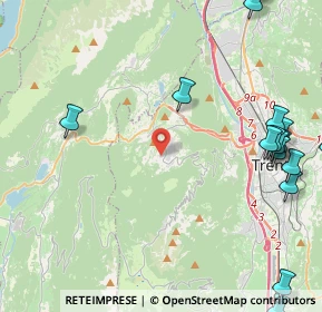 Mappa Via di Mura, 38100 Trento TN, Italia (6.39167)