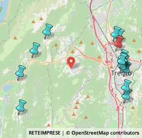 Mappa Via di Mura, 38100 Trento TN, Italia (5.57313)