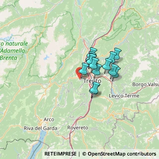 Mappa Via di Mura, 38100 Trento TN, Italia (8.99357)