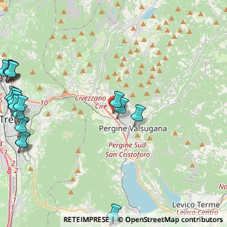 Mappa Località Ponte Regio, 38057 Pergine Valsugana TN, Italia (6.70556)