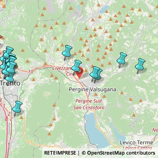 Mappa Ponte Regio, 38057 Pergine Valsugana TN, Italia (6.469)