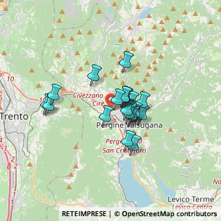 Mappa Ponte Regio, 38057 Pergine Valsugana TN, Italia (2.304)