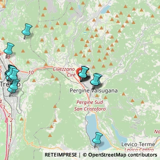 Mappa Via Ponte Regio, 38057 Pergine Valsugana TN, Italia (4.871)