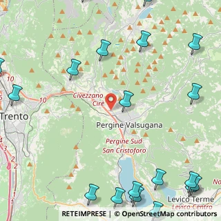 Mappa Ponte Regio, 38057 Pergine Valsugana TN, Italia (7.189)