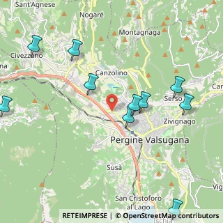 Mappa Località Ponte Regio, 38057 Pergine Valsugana TN, Italia (2.58636)
