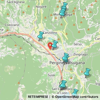 Mappa Ponte Regio, 38057 Pergine Valsugana TN, Italia (2.68364)
