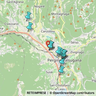 Mappa Ponte Regio, 38057 Pergine Valsugana TN, Italia (1.48)