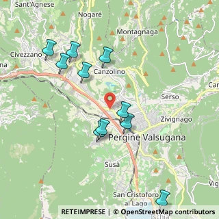 Mappa Località Ponte Regio, 38057 Pergine Valsugana TN, Italia (2.23273)