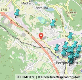 Mappa Località Ponte Regio, 38057 Pergine Valsugana TN, Italia (1.5215)