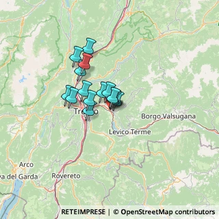 Mappa Località Ponte Regio, 38057 Pergine Valsugana TN, Italia (7.99133)