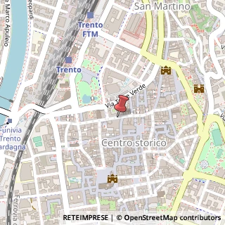 Mappa Via Giannantonio Manci, 22, 38122 Trento, Trento (Trentino-Alto Adige)