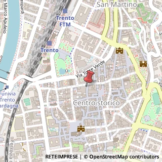 Mappa Via Paolo Oss-Mazzurana, 38122 Trento TN, Italia, 38122 Trento, Trento (Trentino-Alto Adige)