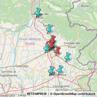 Mappa Viale Cadore, 33100 Udine UD, Italia (10.75071)