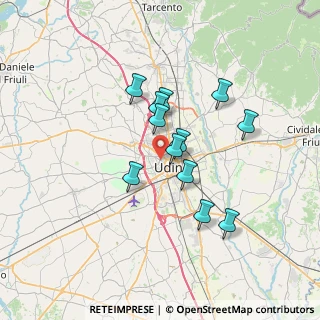 Mappa Viale Cadore, 33100 Udine UD, Italia (5.47667)
