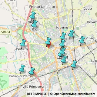Mappa Viale Cadore, 33100 Udine UD, Italia (2.02214)
