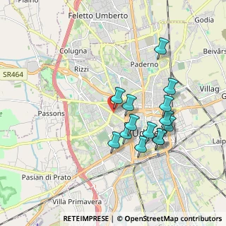 Mappa Viale Cadore, 33100 Udine UD, Italia (1.65429)