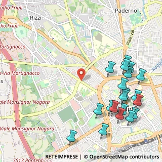 Mappa Viale Cadore, 33100 Udine UD, Italia (1.333)