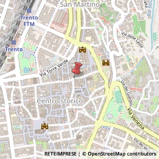 Mappa Via San Pietro, 1, 38122 Trento, Trento (Trentino-Alto Adige)