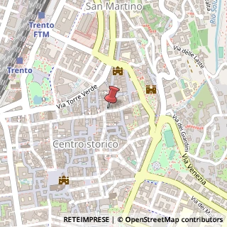 Mappa Via San Marco,  3, 38100 Trento, Trento (Trentino-Alto Adige)