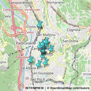 Mappa Piazzetta Bruno Lunelli, 38122 Trento TN, Italia (0.56786)
