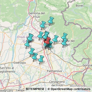 Mappa Via Divisione Julia, 33100 Udine UD, Italia (8.453)