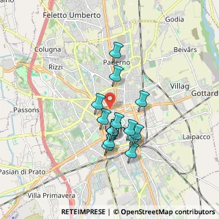 Mappa Via Divisione Julia, 33100 Udine UD, Italia (1.375)